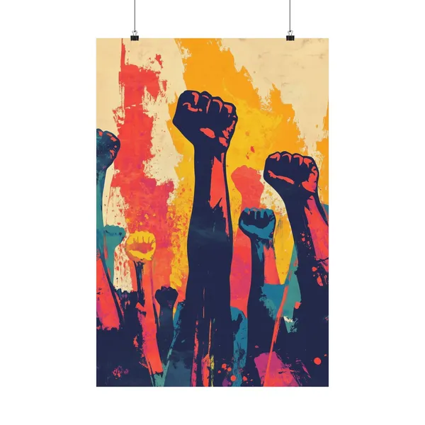 Protest Poster, Political Statement Art Print