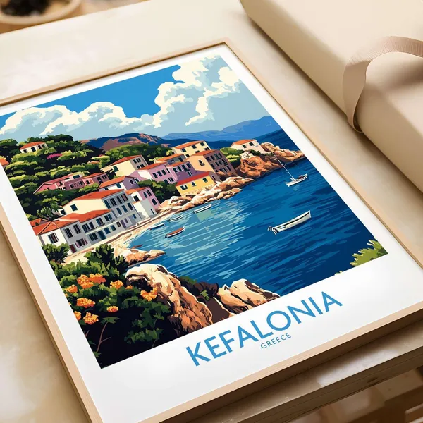 Kefalonia Home Decor Wall Art Print
