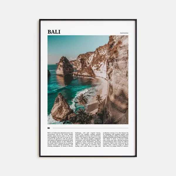 Bali Indonesia Travel Poster Print