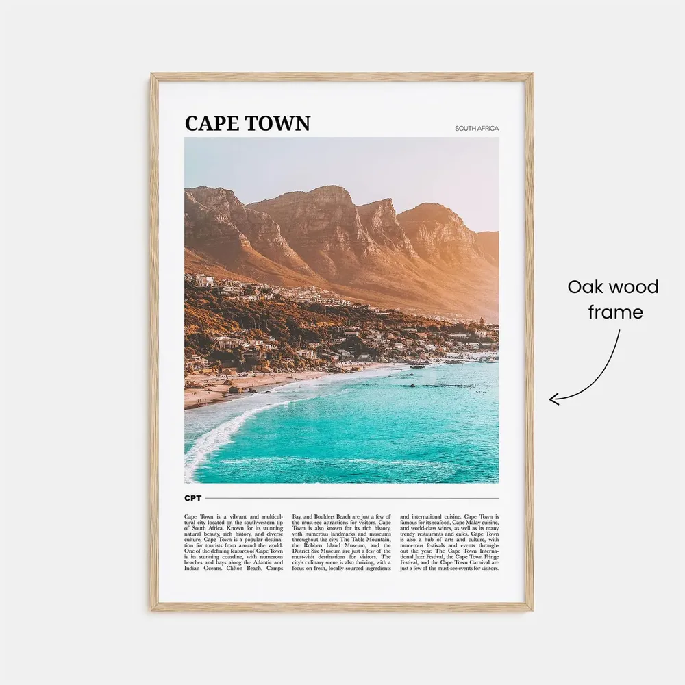Cape Town South Africa Wall Art Print - Image 3