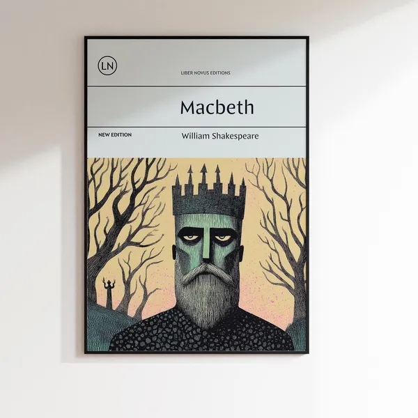 Macbeth Shakespeare Literary Theater Art Poster