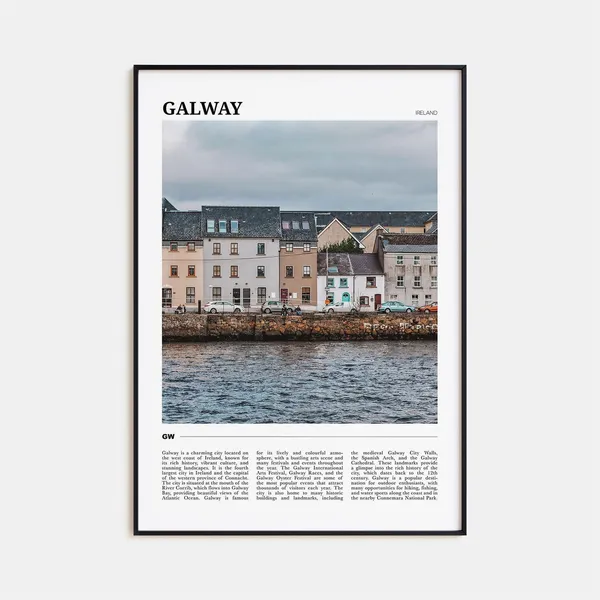 Galway Travel Poster, Ireland Travel Poster