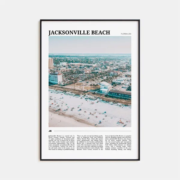 Jacksonville Beach Photo Decor Wall Art Print