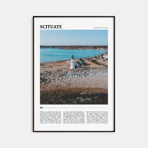 Scituate Travel Poster, Massachusetts USA