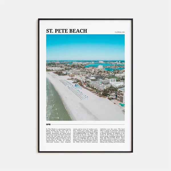 St Pete Beach Wall Art Print