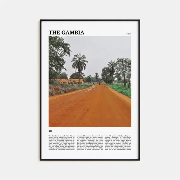 The Gambia Africa Travel Poster