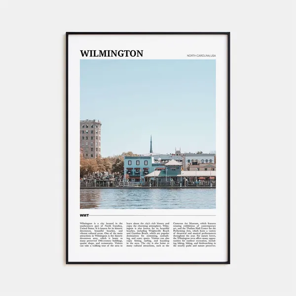 Wilmington Travel Poster, North Carolina Art Print