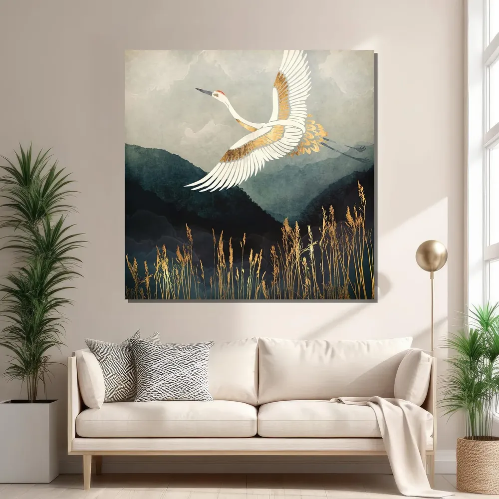 Elegant Flight - Vintage Travel Poster - Image 2