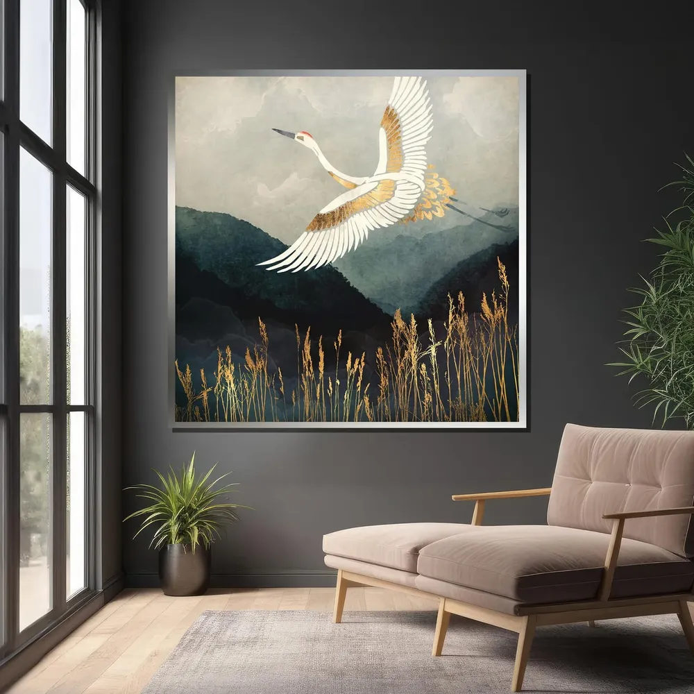 Elegant Flight - Vintage Travel Poster - Image 4