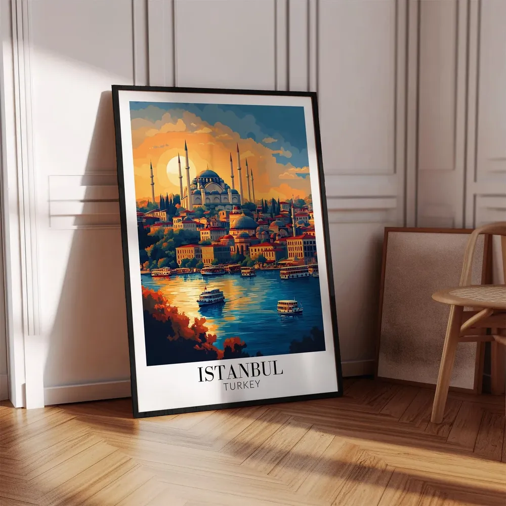 Istanbul Travel Print, Europe Wall Art - Image 3