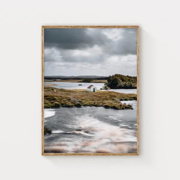 Connemara National Park Galway Ireland Travel Poster