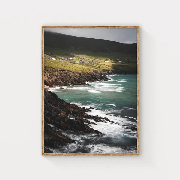 Coumeenoole Beach, Dingle Peninsula Travel Poster