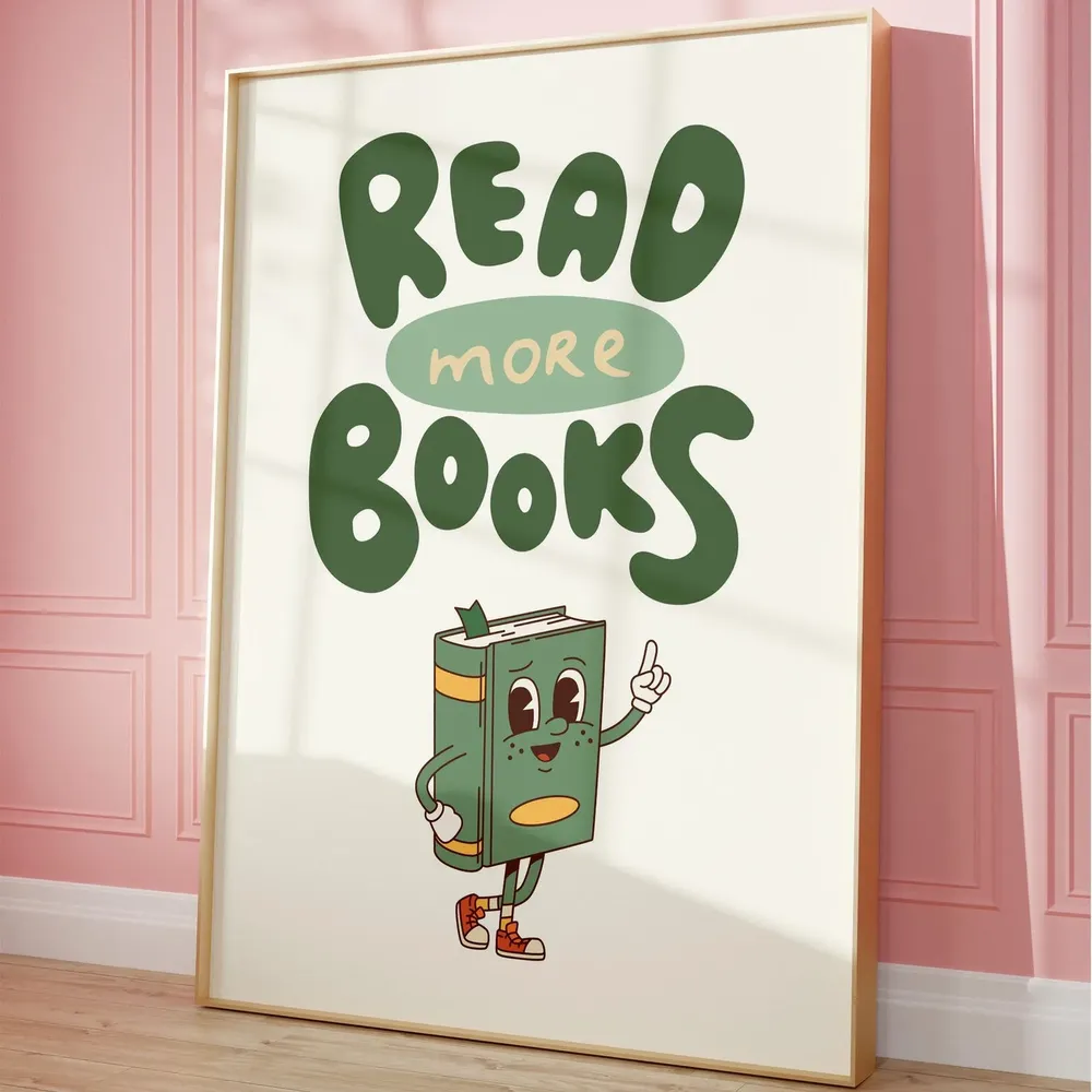 Read More Books Art Print, Classroom Wall Decor - Image 4