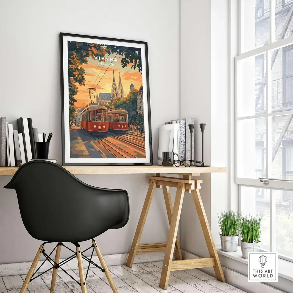 Vienna Vintage Travel Poster - Image 4