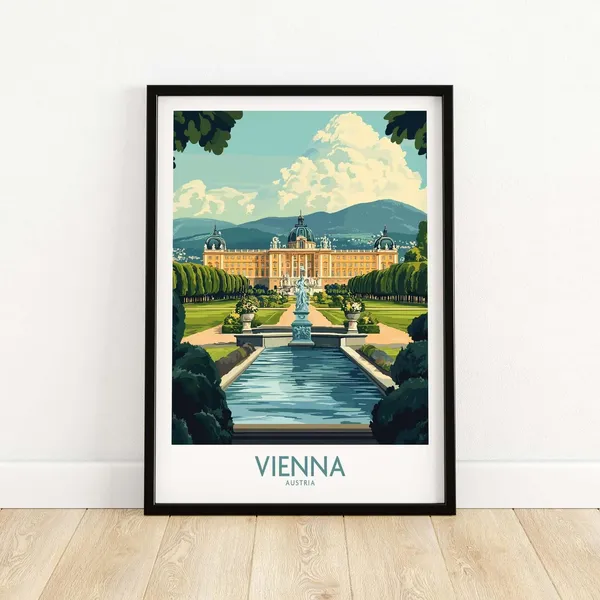 Vienna Travel Poster