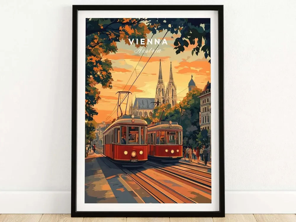 Vienna Vintage Travel Poster