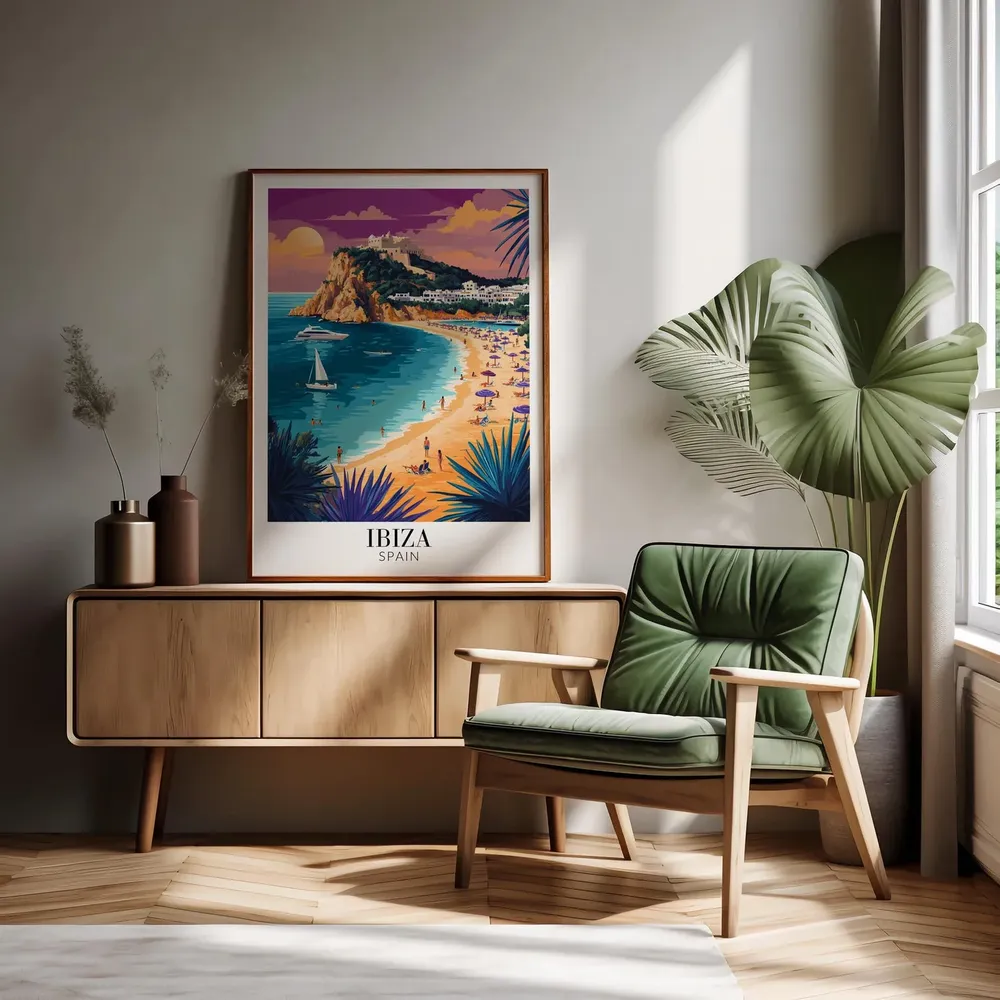 Ibiza Travel Print, Spain Travel Poster - Image 2