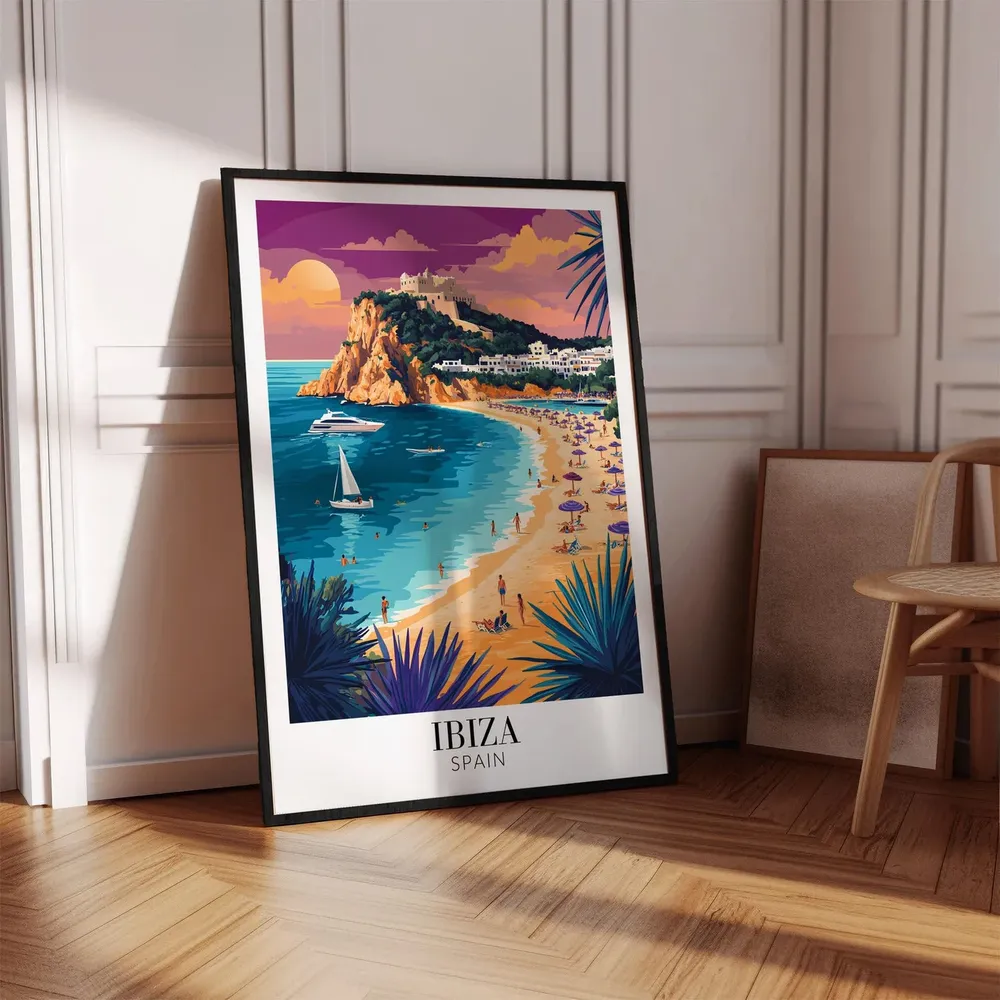 Ibiza Travel Print, Spain Travel Poster - Image 3