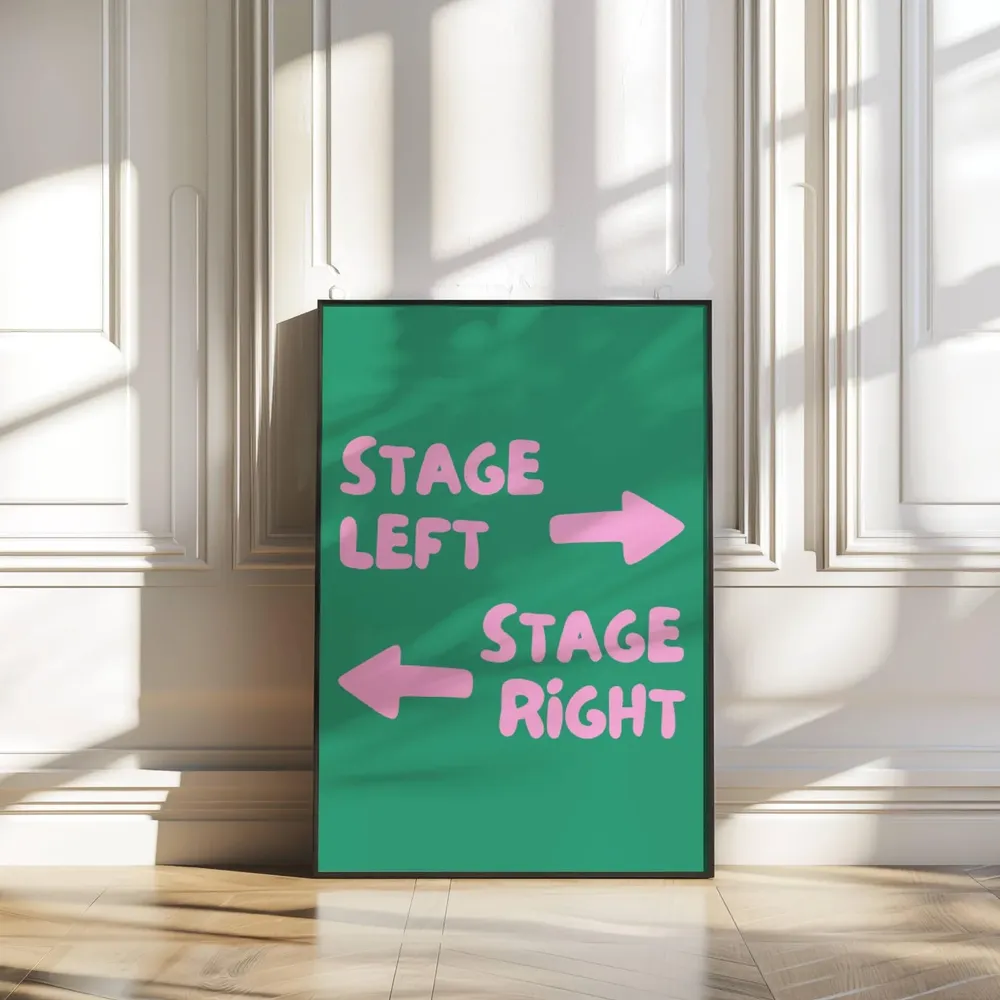 Stage Direction Theatre Lover Art Print, Drama Decor - Image 5