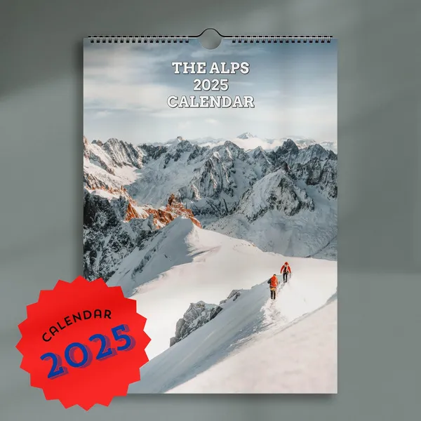 The Alps 2025 Landscape Photography Wall Planner