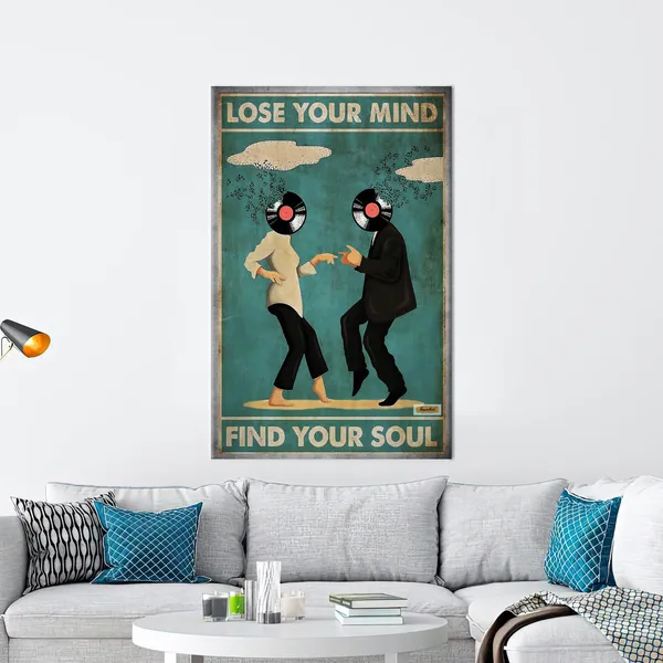 Dancing Couple Poster, Music Room Decor