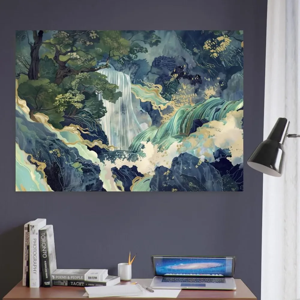 Hokusai Ukiyo, Classic Landscape Art Print - Image 2