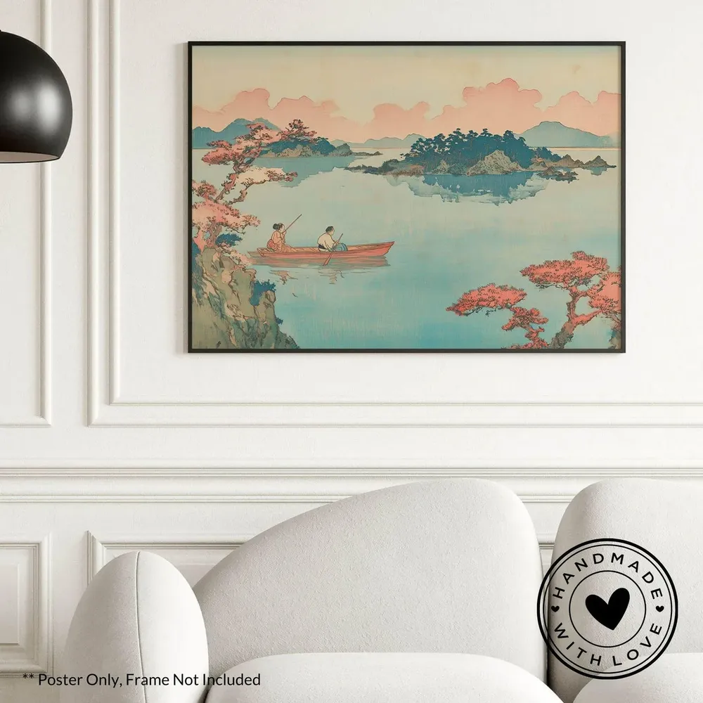 Hokusai Ukiyo Vintage Travel Poster