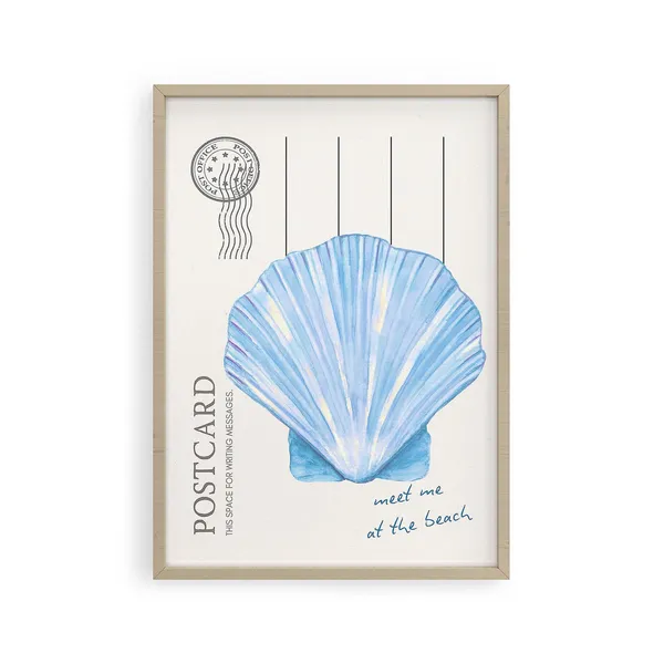 Meet Me At The Beach Post Card Poster