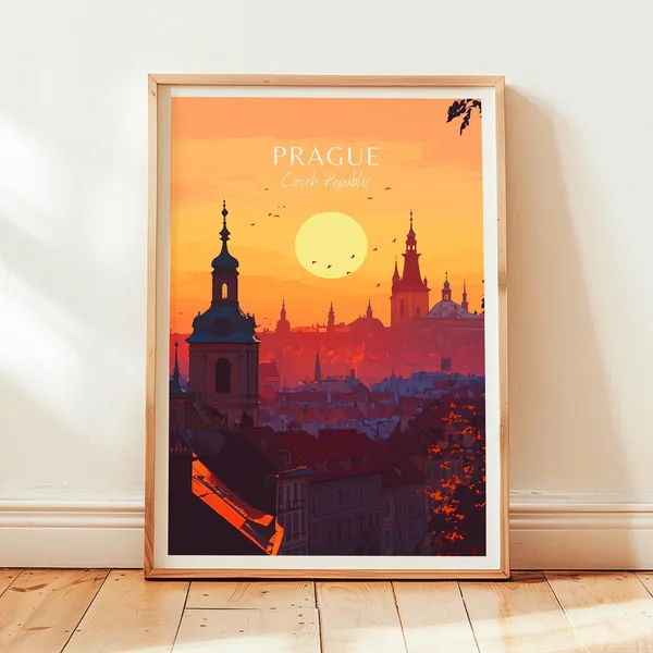 Prague The Perfect Gift Travel Poster