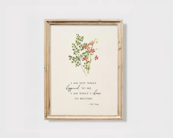 Carl Jung Quote Vintage Poster, Therapy Office Decor