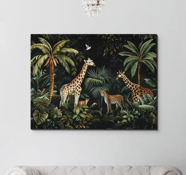 African Safari Classic Travel Poster