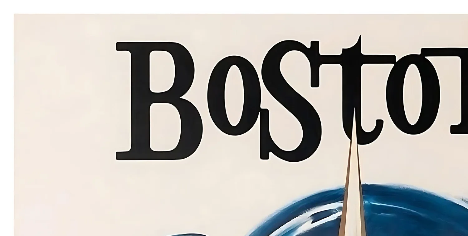 Boston Vintage Travel Poster Art Print - Image 2