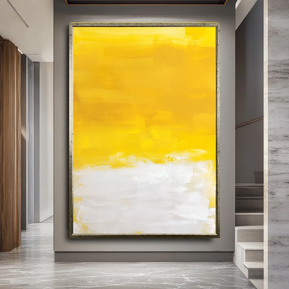 Mark Rothko Yellow And White Art Print - Image 2