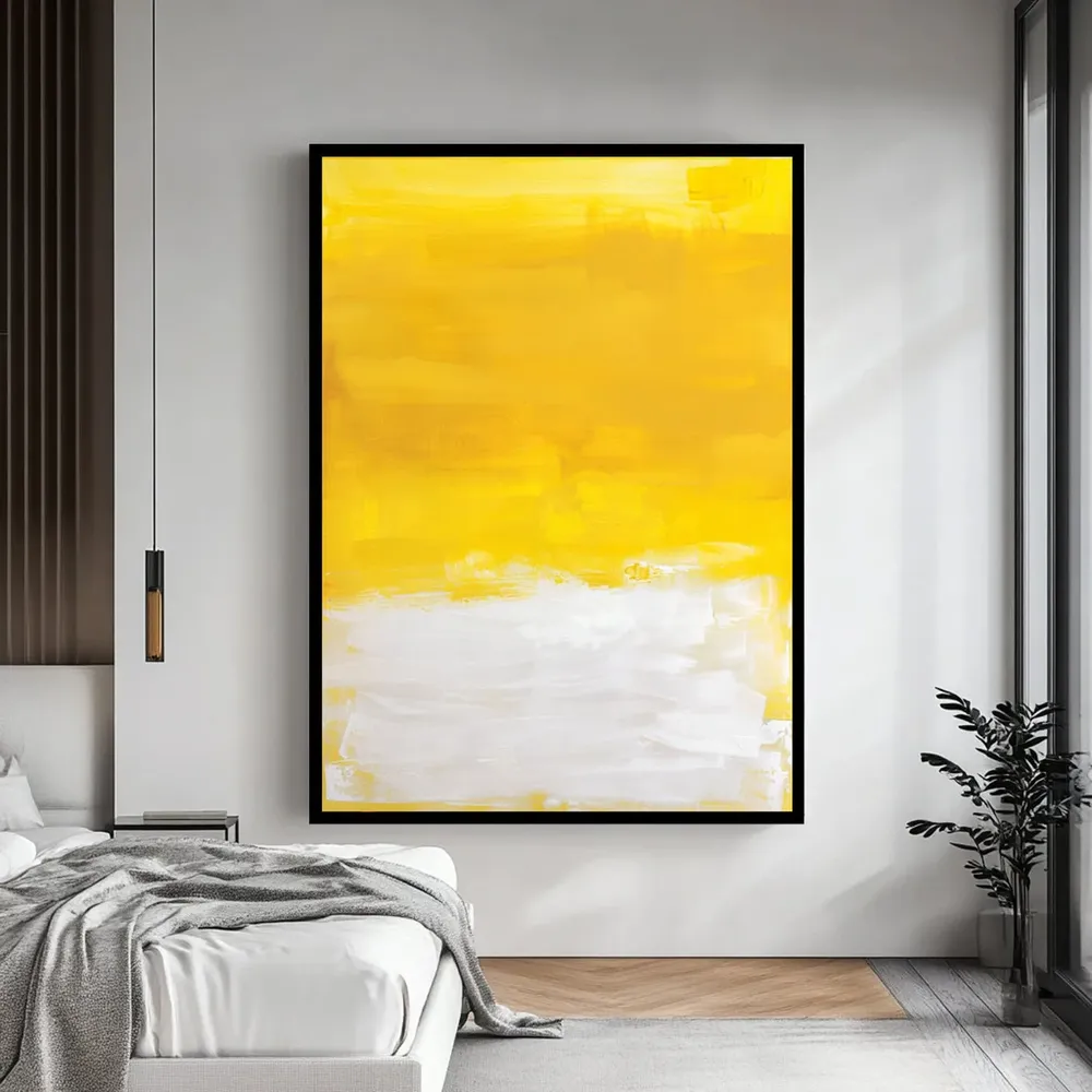 Mark Rothko Yellow And White Art Print - Image 4