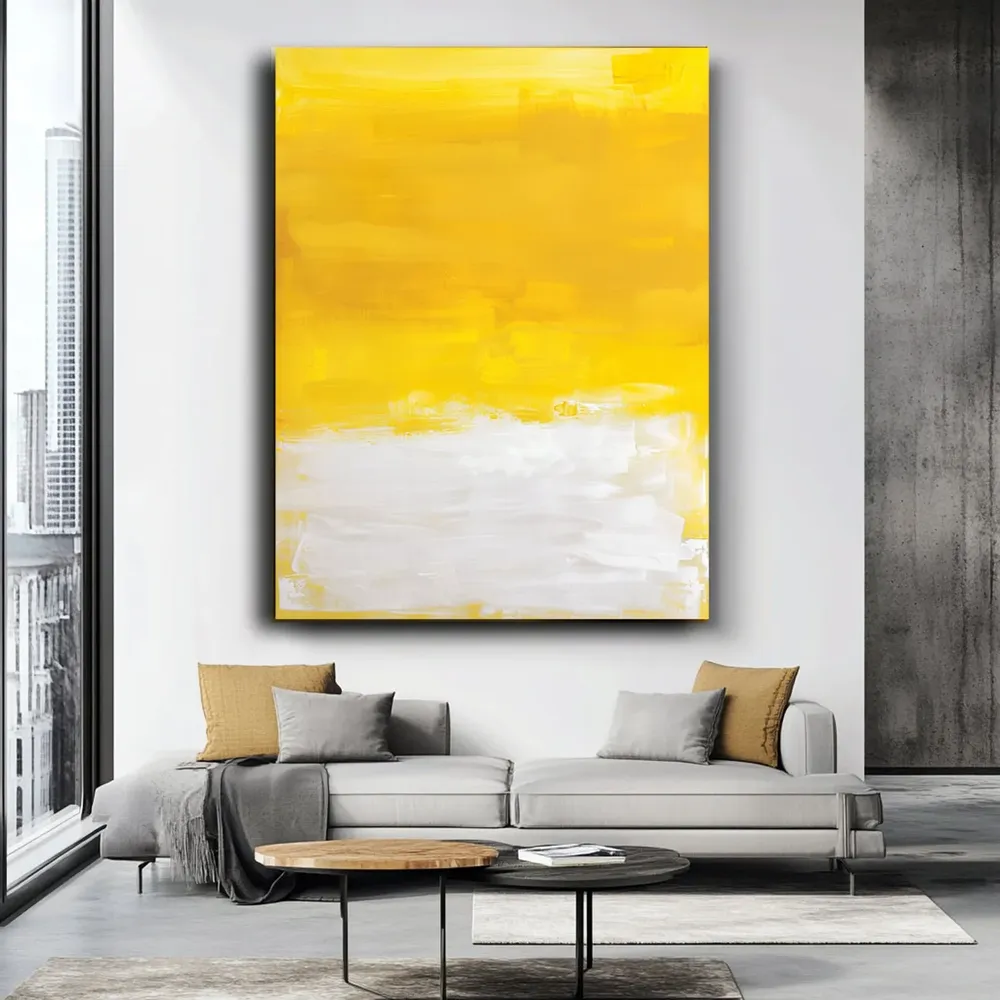 Mark Rothko Yellow And White Art Print - Image 3