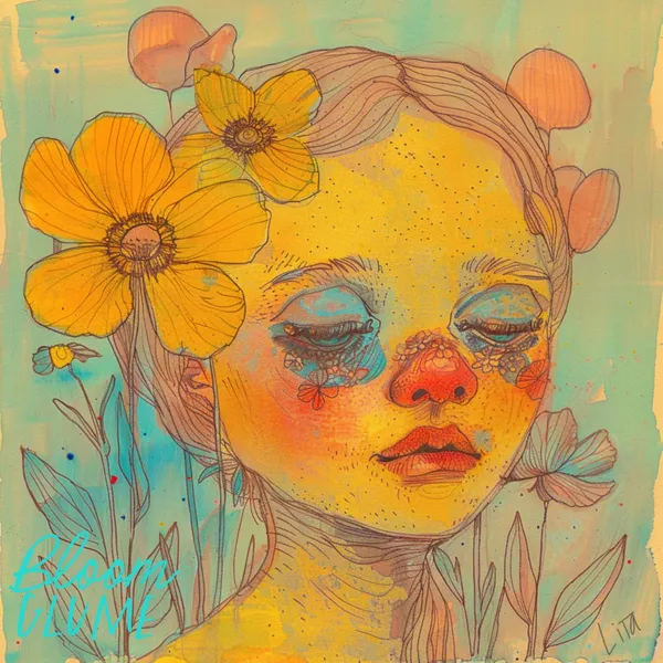Indie Yarrow 60s Style Vintage Art Poster Print