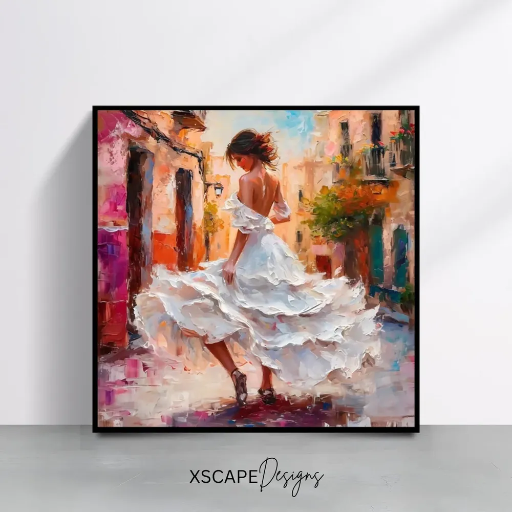 Flamenco Dancer Spanish Poster Print
