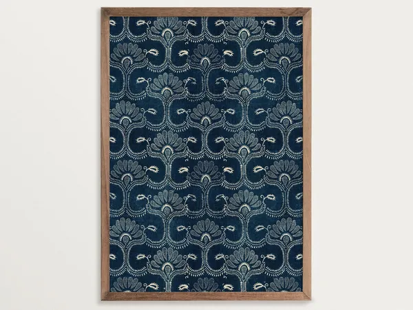 Tapestry Wall Art Print, Modern Farmhouse Vintage Textile