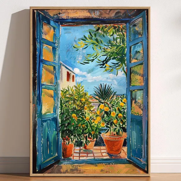 Open Window Henri Matisse Style Fauvism Art Print
