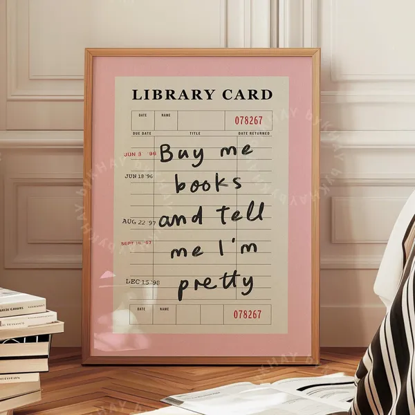 Buy Me Books And Tell Me I