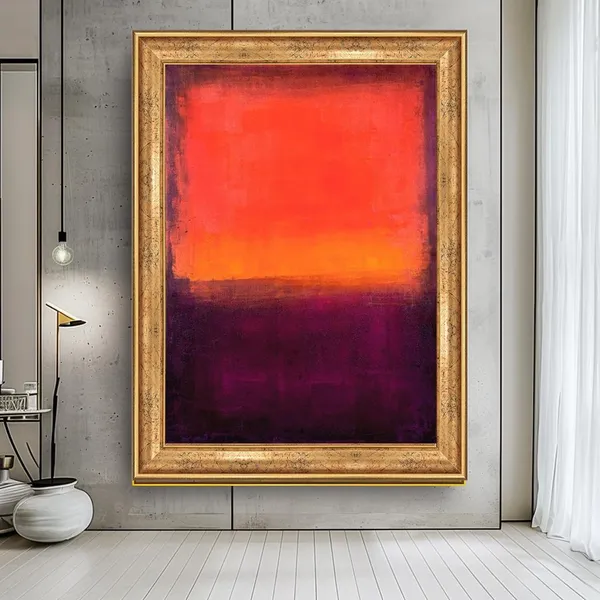 Rothko-Inspired Abstract Color Field Wall Art Print