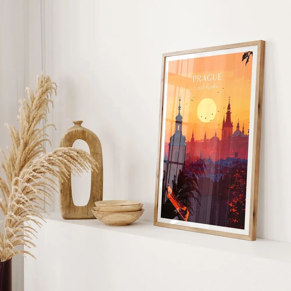 Prague The Perfect Gift Travel Poster - Image 2