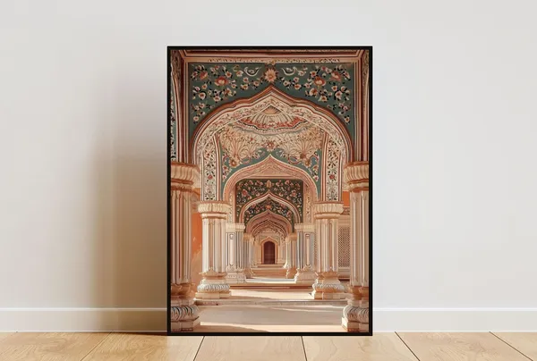 Vintage Jaipur Patrika Gate Travel Poster