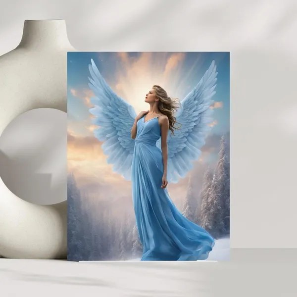 Angel Art Print, Religious Home Decor