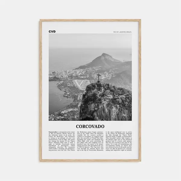 Corcovado, Rio De Janeiro Brazil Travel Poster