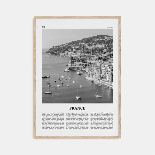 France Black and White No. 3, French Paris Poster