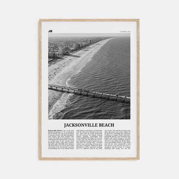 Jacksonville Beach Photo Florida Usa Poster