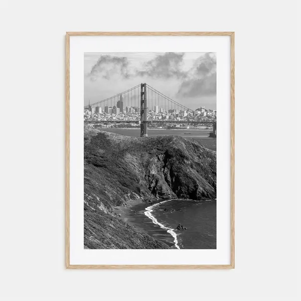 Bay Area Black And White Wall Art Poster