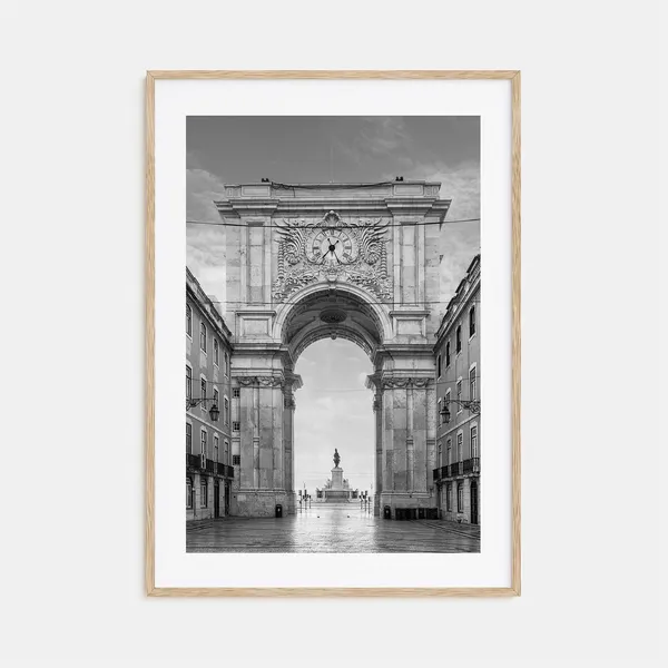 Lisbon Photo Poster Print No 2, Black And White