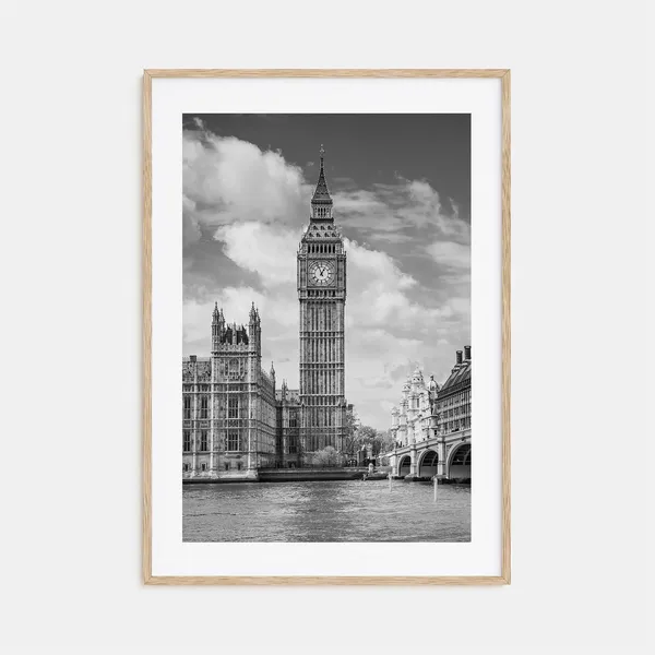 London Black And White Travel Poster, Photo Print